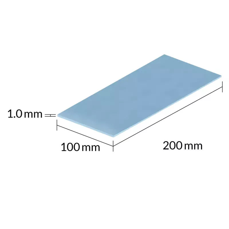 Pad termico ARCTIC TP-3 Premium Performance 200x100 mm 1 mm blu