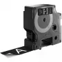 Etichette DYMO Authentic D1 | Rotolo 24 mm x 7 m | Stampa bianco su nero | Etichette autoadesive per etichettatrici LabelManager