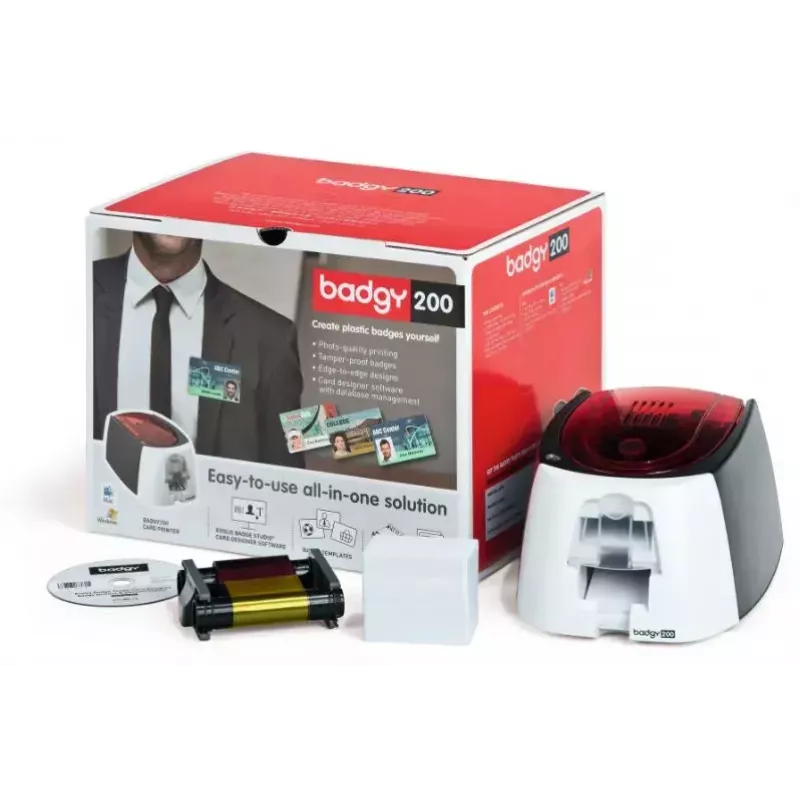 Stampante per carte in plastica Evolis Badgy200