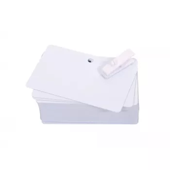 Carta in plastica bianca Evolis C4512