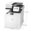HP LaserJet Enterprise MFP M635h, laser, stampa monocromatica, 1200 x 1200 DPI, copia monocromatica, A4, nero, bianco