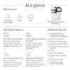 HP LaserJet Enterprise MFP M635h, laser, stampa monocromatica, 1200 x 1200 DPI, copia monocromatica, A4, nero, bianco