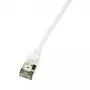 Cavo di rete LogiLink CQ9011S RJ-45 Cat6a 0,3 m bianco