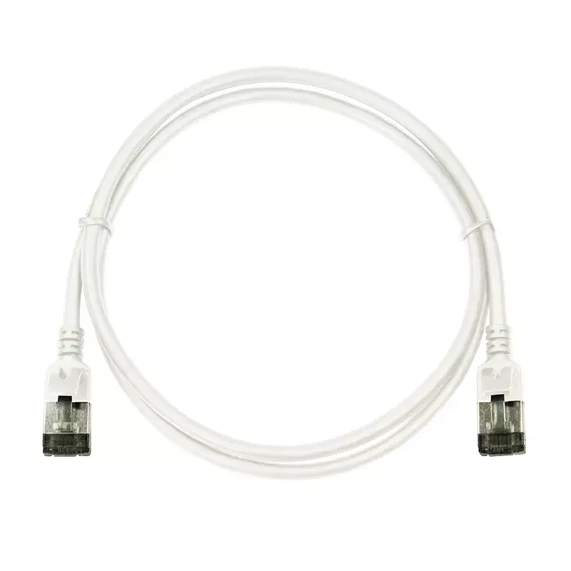 Cavo di rete LogiLink Ultraflex SlimLine RJ-45 Cat6a 1 m bianco