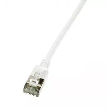 Cavo di rete LogiLink Ultraflex SlimLine RJ-45 Cat6a 1 m bianco