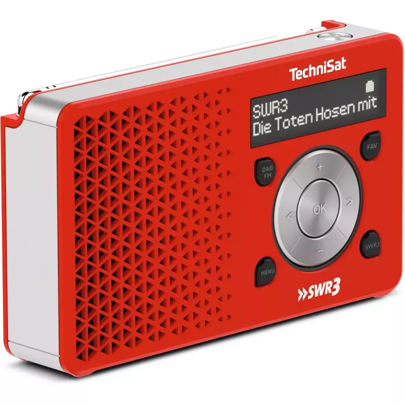 Radio personale TechniSat DigitRadio 1 rosso bianco