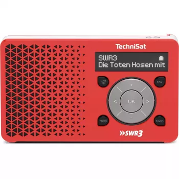 Radio personale TechniSat DigitRadio 1 rosso bianco