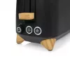 Toaster Princess 142361 2 fette 1000 W nero argento legno