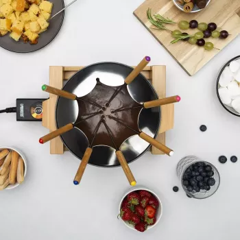 Set fonduta Princess 01.173025.01.001 Pure nero