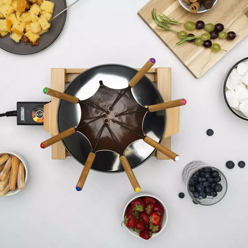 Set fonduta Princess 01.173025.01.001 Pure nero