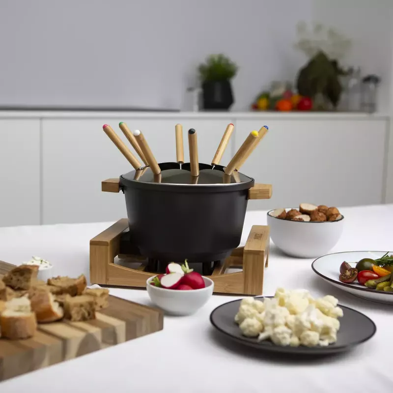 Set fonduta Princess 01.173025.01.001 Pure nero
