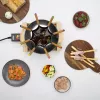 Set fonduta Princess 01.173025.01.001 Pure nero