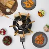 Set fonduta Princess 01.173025.01.001 Pure nero