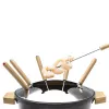 Set fonduta Princess 01.173025.01.001 Pure nero