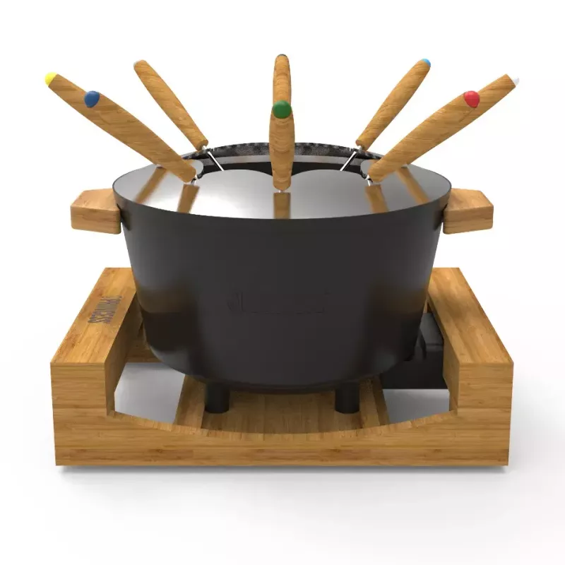 Set fonduta Princess 01.173025.01.001 Pure nero