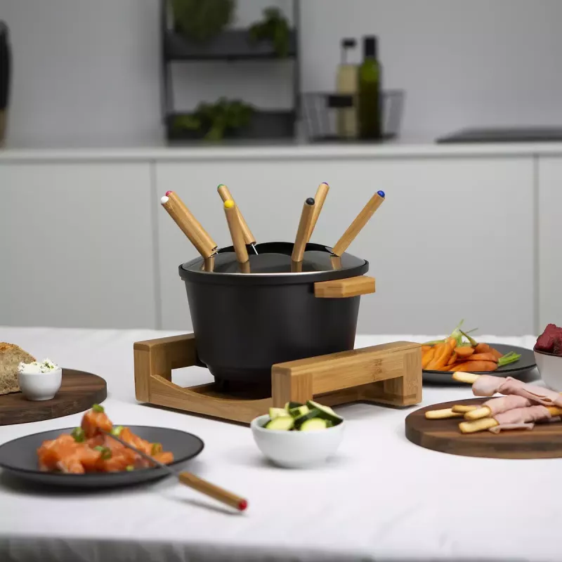 Set fonduta Princess 01.173025.01.001 Pure nero