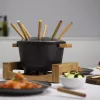 Set fonduta Princess 01.173025.01.001 Pure nero