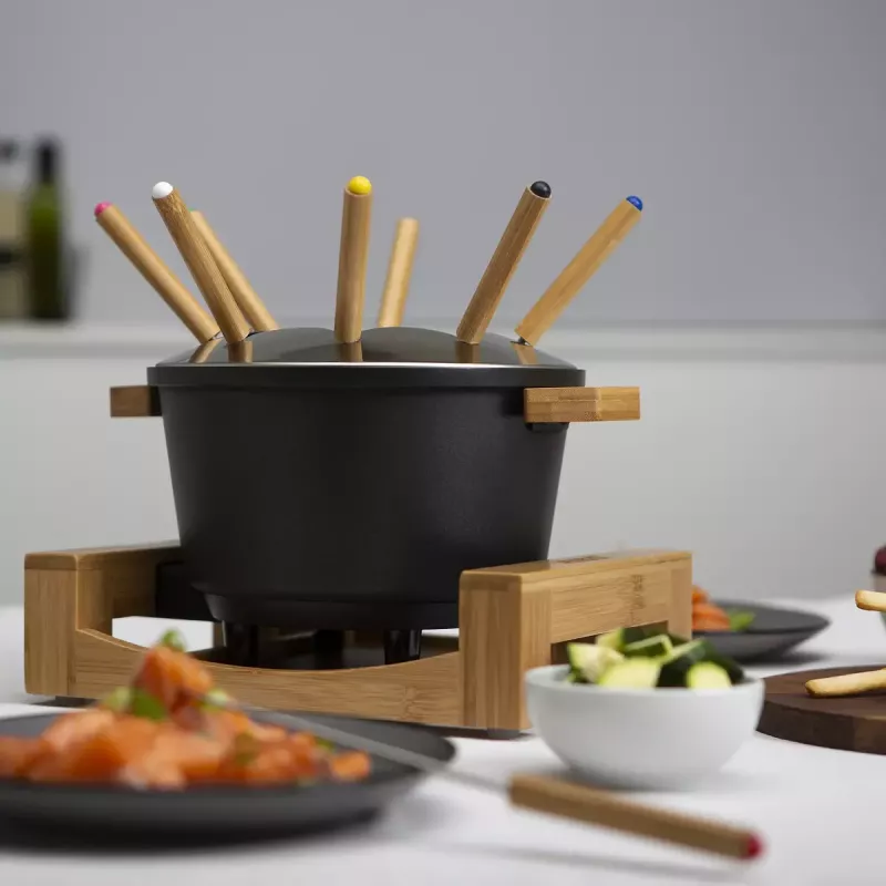 Set fonduta Princess 01.173025.01.001 Pure nero