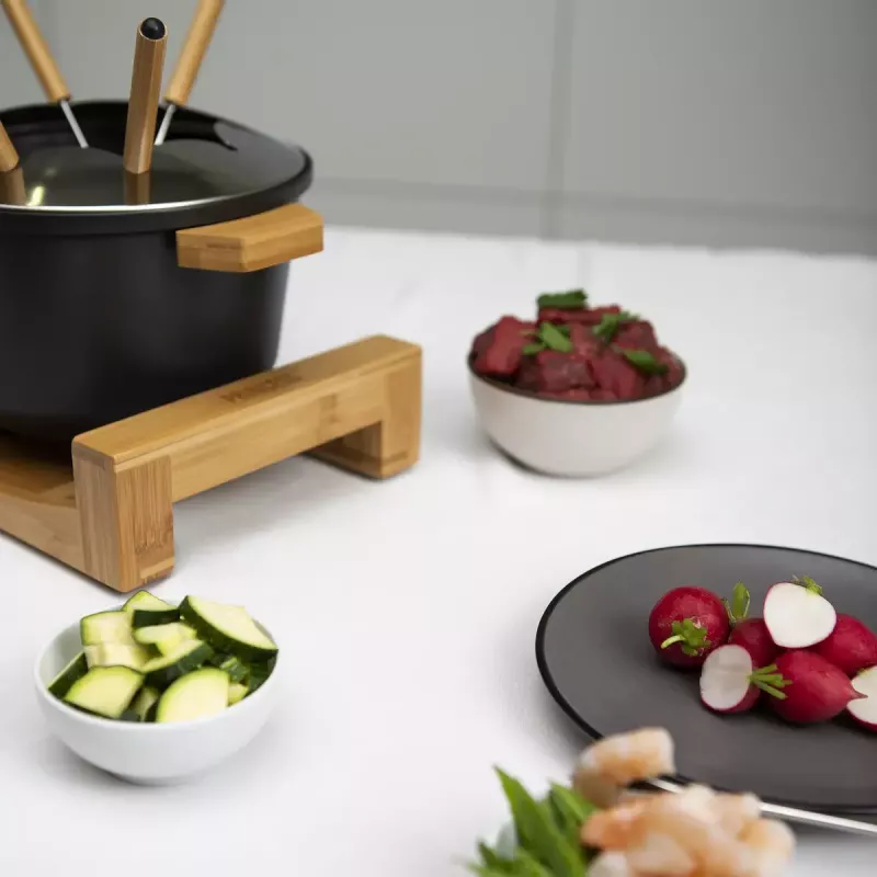 Set fonduta Princess 01.173025.01.001 Pure nero