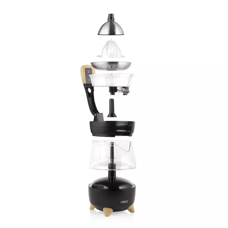 Spremiagrumi Princess 201862 nero trasparente 1L 300W
