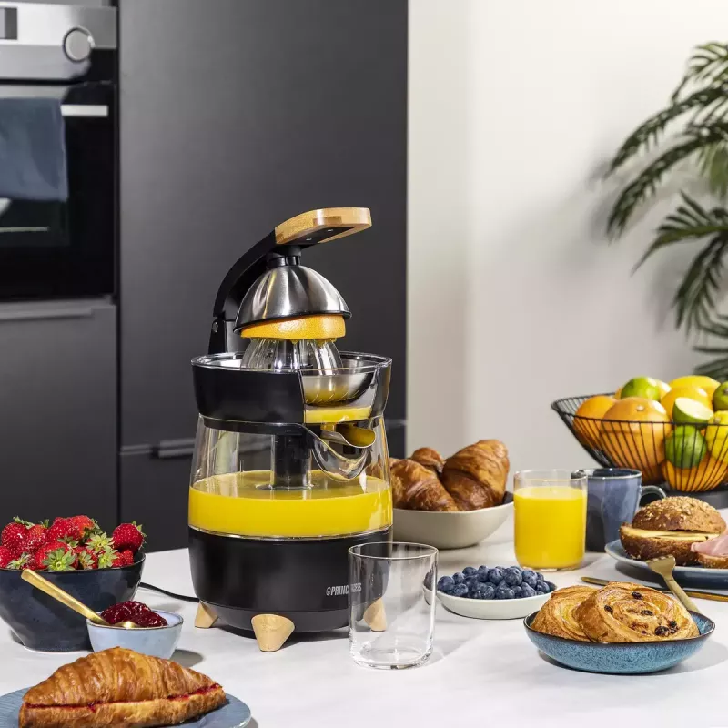 Spremiagrumi Princess 201862 nero trasparente 1L 300W