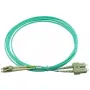 BlueOptics 055702K512000030M-BO Cavo patch in fibra ottica duplex, da LC/UPC a SC/UPC, OM3 50/125 µm, 30 m, beige