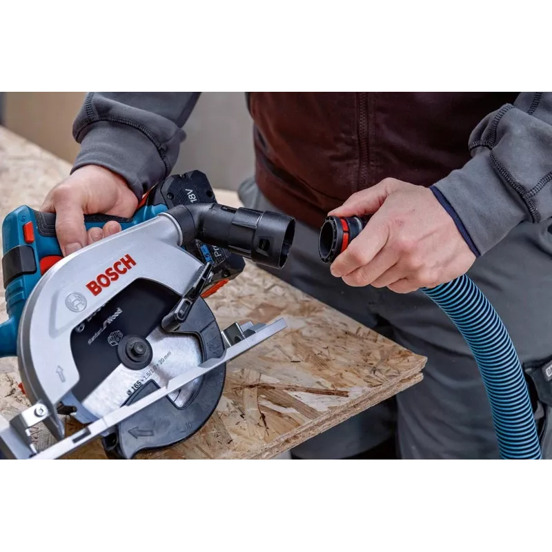 Bosch GKS 18V-57-2 L PROFESSIONAL 16.5 cm nero, blu, argento 5000 giri/min