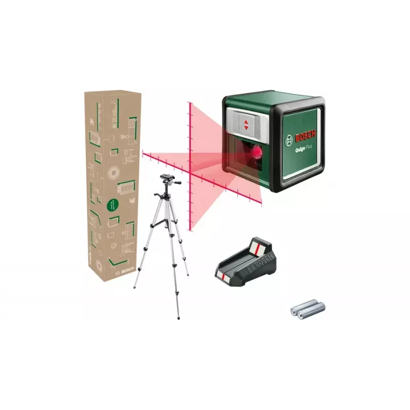 Laser a linee/punti Bosch Quigo Plus portata massima 12 m campo di autolivellamento ±4°