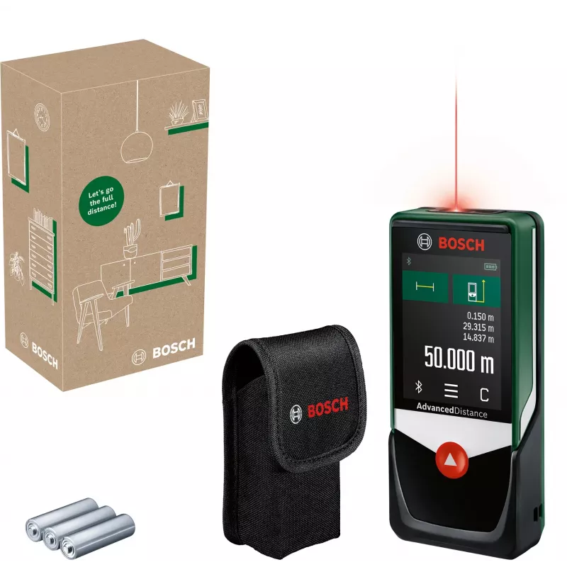 Bosch AdvancedlDistance 50C misuratore laser di distanza multicolore 50 m
