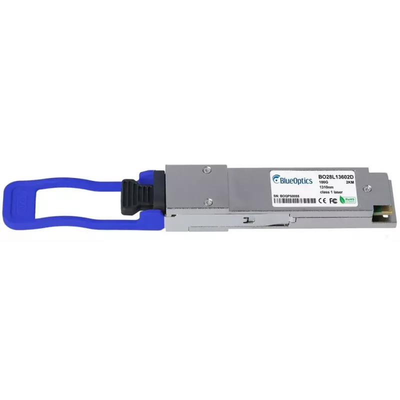 Modulo ricetrasmettitore in fibra ottica BlueOptics 1000669-BO QSFP28 2000m
