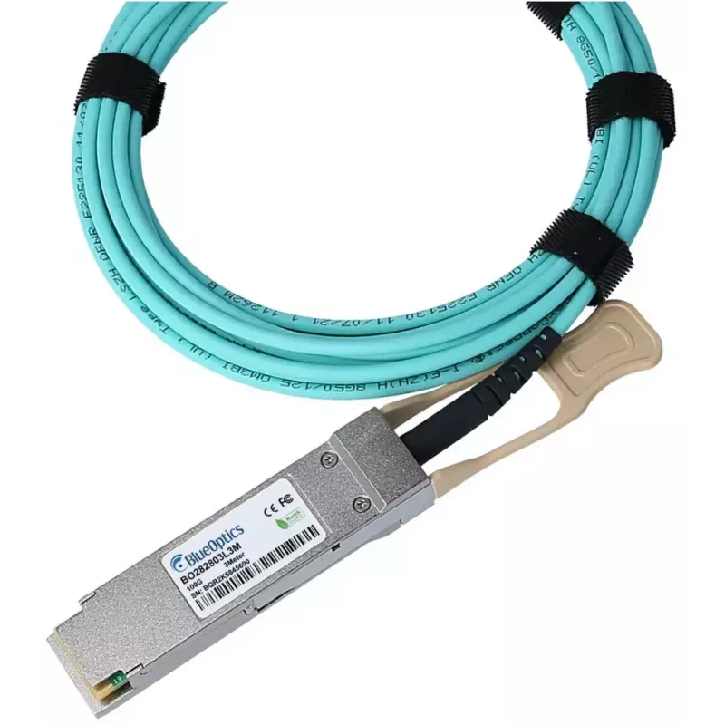 Cavo AOC BlueOptics 100FRRA0100-BO QSFP28 InfiniBand 10 m blu