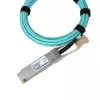 Cavo in fibra ottica InfiniBand BlueOptics 30 m QSFP28 acquamarina