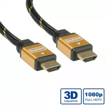 Cavo HDMI ROLINE GOLD High Speed con Ethernet, M/M, 7,5 m