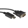 Cavo DisplayPort ROLINE DP-DVI (24+1) LSOH M/M 3 m