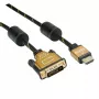 Cavo adattatore video ROLINE 11.04.5895 10 m HDMI DVI nero oro