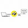 DisplayPort ROLINE 11.44.5782-10 HDTV nero