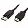DisplayPort ROLINE 11.44.5782-10 HDTV nero
