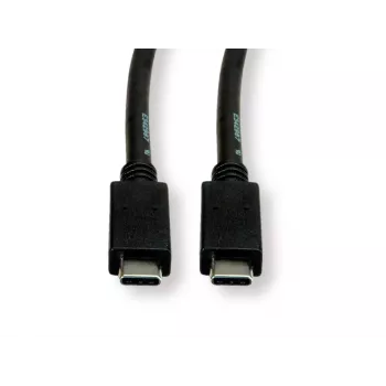 Cavo USB ROLINE verde 11.44.9056 USB 3.2 Gen 2 1 m USB-C nero