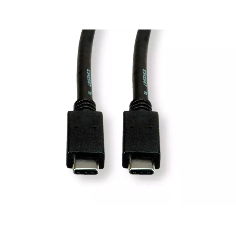 Cavo USB ROLINE verde 11.44.9056 USB 3.2 Gen 2 1 m USB-C nero