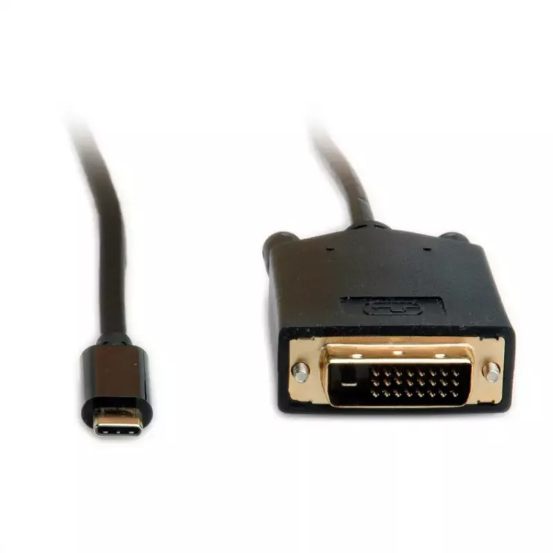 Adattatore cavo video VALUE 11.99.5831 1 m USB C DVI nero
