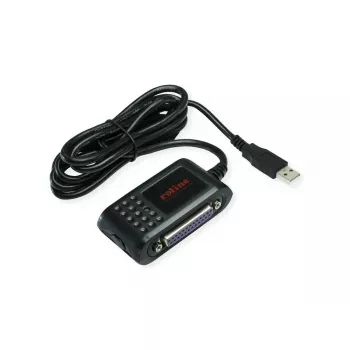 Adattatore cavo ROLINE 12.02.1017 USB A RS-232 + DB25 nero 1,8 m