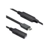 Cavo USB ROLINE 12.04.1066 USB 3.2 Gen 1 10 m USB C USB A nero