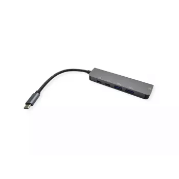 Dock per laptop VALUE 12.99.1137 con cavo USB 3.2 Gen 1 Type-C nero grigio