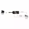 Adattatore per cavo video VALUE 12.99.3154 Mini DisplayPort HDMI VGA 0,1m nero