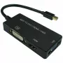 Adattatore per cavo video VALUE 12.99.3154 Mini DisplayPort HDMI VGA 0,1m nero