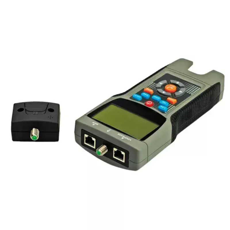 Tester per cavi VALUE LAN Kabel Multifunction Tester modello 13.99.3002 – tester multifunzione per cavi LAN, verifica continuità di cablaggio e mappatura delle coppie