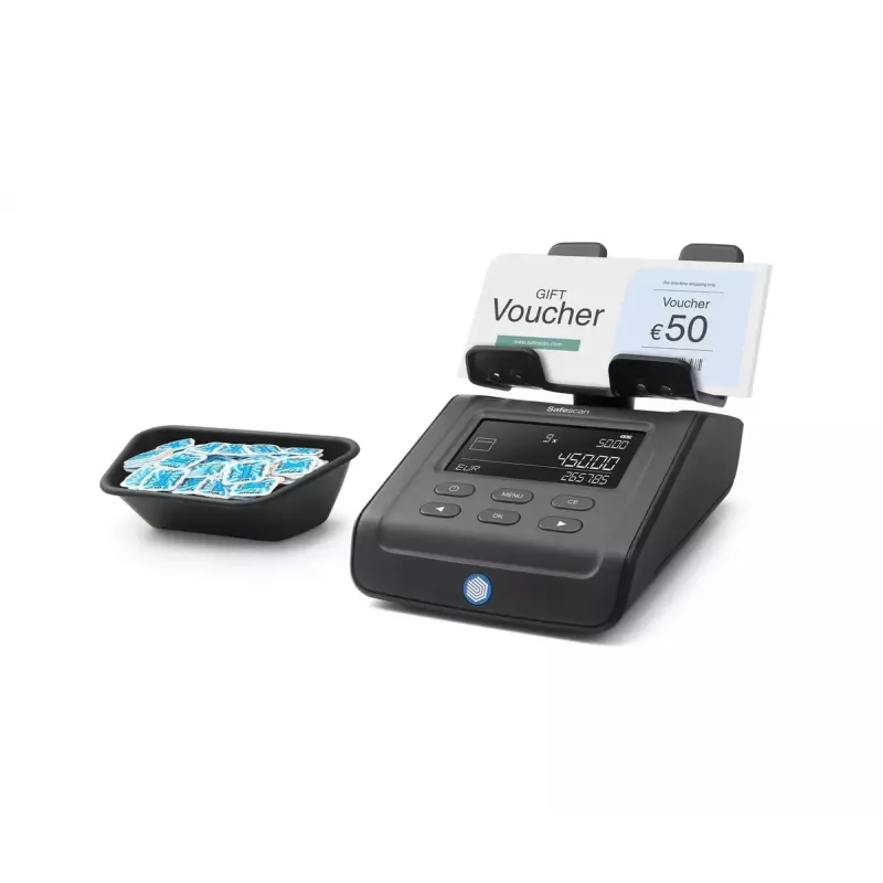 Contamonete Safescan 6175 nero LCD AC 110-240V