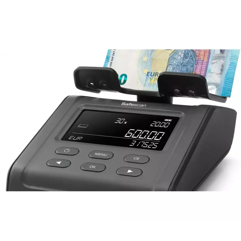 Contamonete Safescan 6175 nero LCD AC 110-240V