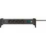 Prolunga elettrica Brennenstuhl 1391040410 1,8 m 4 prese AC per interni nero argento