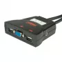 KVM Switch ROLINE Star 1 utente 2 PC audio USB